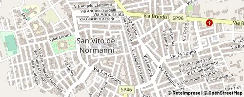 Mappa San Vito dei Normanni