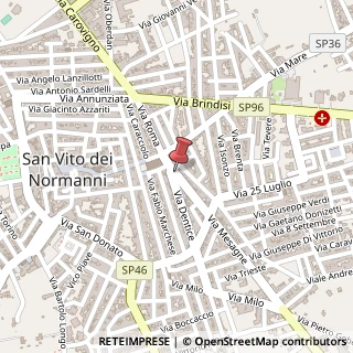 Mappa Via Mesagne, 3, 72019 San Vito dei Normanni, Brindisi (Puglia)