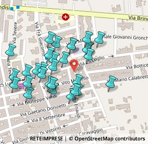 Mappa Via Luigi Einaudi, 72019 San Vito dei Normanni BR, Italia (0.11667)