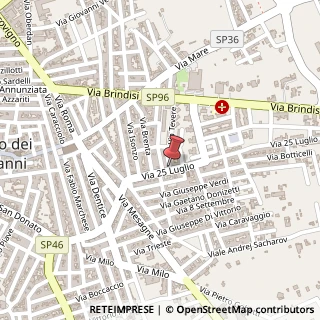 Mappa Via Tevere, 37, 72019 San Vito dei Normanni, Brindisi (Puglia)