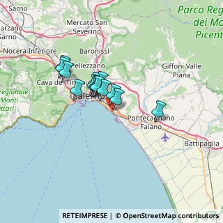 Mappa Via Parmenide, 84131 Salerno SA, Italia (5.12286)
