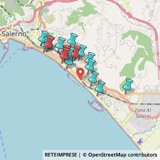 Mappa Via Parmenide, 84129 Salerno SA, Italia (1.607)