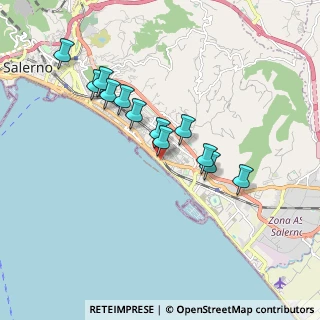 Mappa Via Parmenide, 84131 Salerno SA, Italia (1.70417)