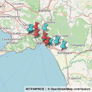 Mappa Via Parmenide, 84129 Salerno SA, Italia (9.39188)