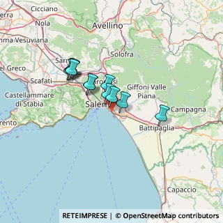Mappa Via Parmenide, 84131 Salerno SA, Italia (10.81182)