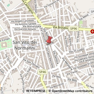 Mappa Piazza Grazia Deledda, 20, 72019 San Vito dei Normanni, Brindisi (Puglia)