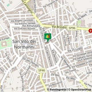 Mappa Piazza Vittoria, ., 72019 San Vito dei Normanni, Brindisi (Puglia)