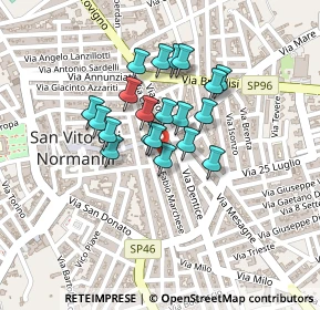 Mappa Via Garibaldi, 72019 San Vito dei Normanni BR, Italia (0.165)