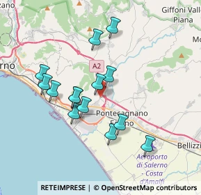 Mappa Via Ostaglio, 84100 Salerno SA, Italia (3.50714)