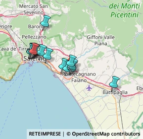 Mappa Via Ostaglio, 84100 Salerno SA, Italia (6.954)