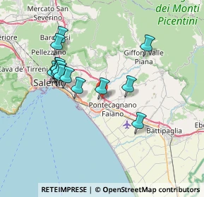 Mappa Via Ostaglio, 84100 Salerno SA, Italia (7.45857)