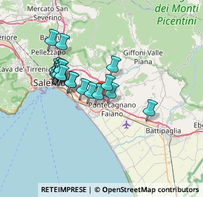 Mappa Via Ostaglio, 84100 Salerno SA, Italia (6.3595)