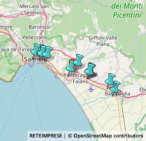 Mappa Via Ostaglio, 84100 Salerno SA, Italia (5.98091)