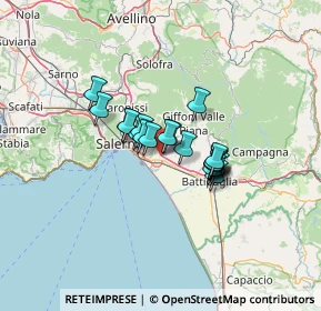 Mappa Via Ostaglio, 84100 Salerno SA, Italia (8.8845)