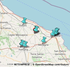 Mappa Via 25 Luglio, 72019 San Vito dei Normanni BR, Italia (14.125)