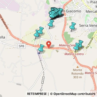 Mappa SP8, 75100 Matera MT, Italia (1.34071)