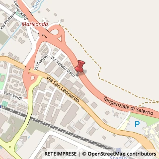 Mappa Via Sabato Visco, 8, 84131 Salerno, Salerno (Campania)