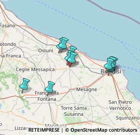 Mappa Viale Andrej Sacharov, 72019 San Vito dei Normanni BR, Italia (12.74)