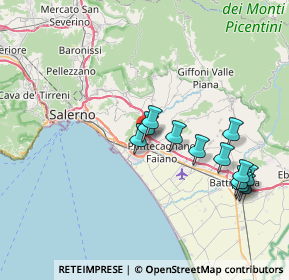 Mappa Strada Provinciale Cupa San Martino, 84131 Salerno SA, Italia (7.97333)