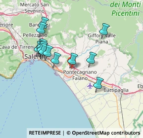 Mappa Strada Provinciale Cupa San Martino, 84131 Salerno SA, Italia (7.40286)