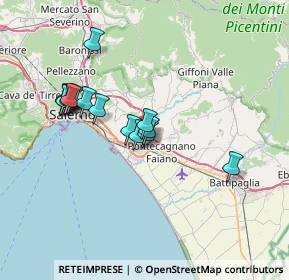 Mappa Strada Provinciale Cupa San Martino, 84131 Salerno SA, Italia (6.75933)