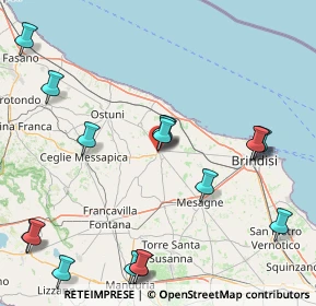 Mappa Via Raffaello, 72019 San Vito dei Normanni BR, Italia (22.14529)