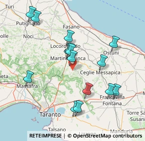 Mappa Strada Provinciale 70 km 3.900, 74015 Martina Franca TA, Italia (16.316)