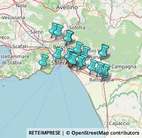 Mappa Viale Verdi Giuseppe, 84131 Salerno SA, Italia (9.2135)