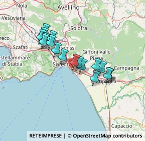 Mappa Viale Verdi Giuseppe, 84131 Salerno SA, Italia (12.755)
