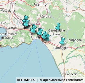 Mappa Viale Verdi Giuseppe, 84131 Salerno SA, Italia (10.92667)