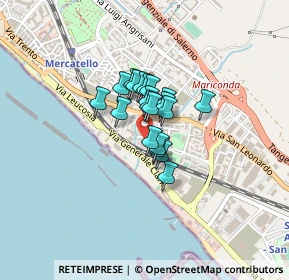 Mappa Viale Verdi Giuseppe, 84131 Salerno SA, Italia (0.2405)