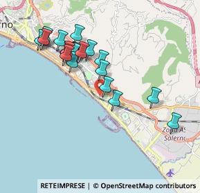 Mappa Viale Verdi Giuseppe, 84131 Salerno SA, Italia (1.9545)
