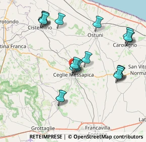 Mappa Via Due Colonne s.n., 72013 Ceglie Messapica BR, Italia (8.729)