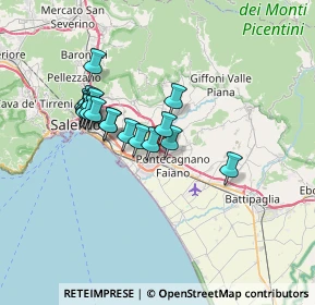 Mappa Strada Provinciale Cupa Clarizia, 84131 Salerno SA, Italia (6.23737)