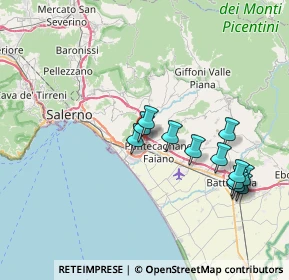 Mappa Strada Provinciale Cupa Clarizia, 84131 Salerno SA, Italia (7.74083)