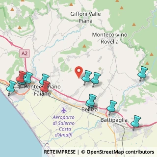 Mappa Via Tanagro, 84090 Montecorvino Pugliano SA, Italia (5.49154)