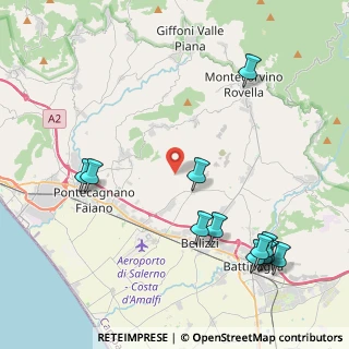 Mappa Via Tanagro, 84090 Montecorvino Pugliano SA, Italia (5.55917)
