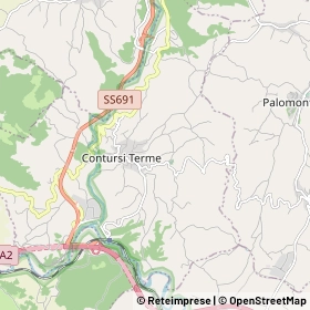 Mappa Contursi Terme