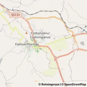 Mappa Codrongianos