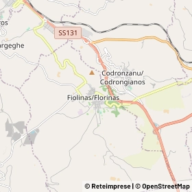 Mappa Florinas