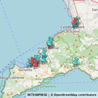 Mappa Via Cortile, 80069 Vico Equense NA, Italia (4.20267)