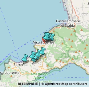 Mappa Via Cortile, 80069 Vico Equense NA, Italia (2.67167)