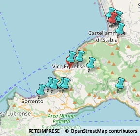 Mappa Via Cortile, 80069 Vico Equense NA, Italia (4.56214)