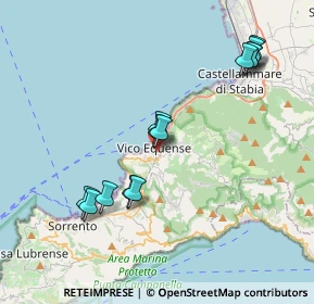 Mappa Via Cortile, 80069 Vico Equense NA, Italia (4.18308)