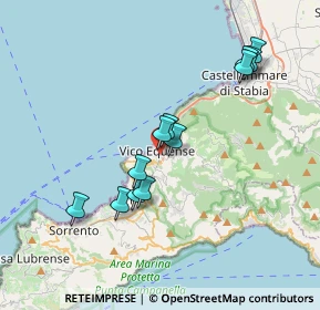 Mappa Via Cortile, 80069 Vico Equense NA, Italia (3.6075)