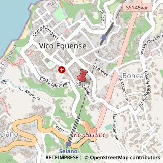 Mappa Via Cortile, 16, 80069 Vico Equense, Napoli (Campania)