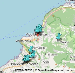 Mappa Via Cortile, 80069 Vico Equense NA, Italia (1.894)