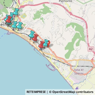 Mappa Via Pepe Guglielmo, 84132 Salerno SA, Italia (3.06455)