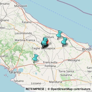 Mappa Via Turco Camarda, 72013 Ceglie Messapica BR, Italia (6.53583)