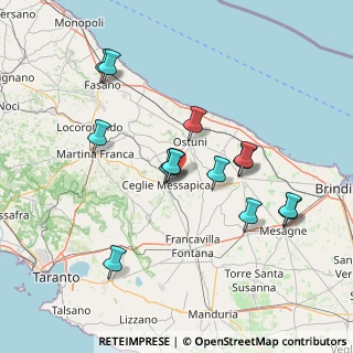 Mappa Via Turco Camarda, 72013 Ceglie Messapica BR, Italia (15.24143)